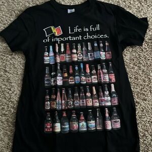 Beer bottle graphic tee
